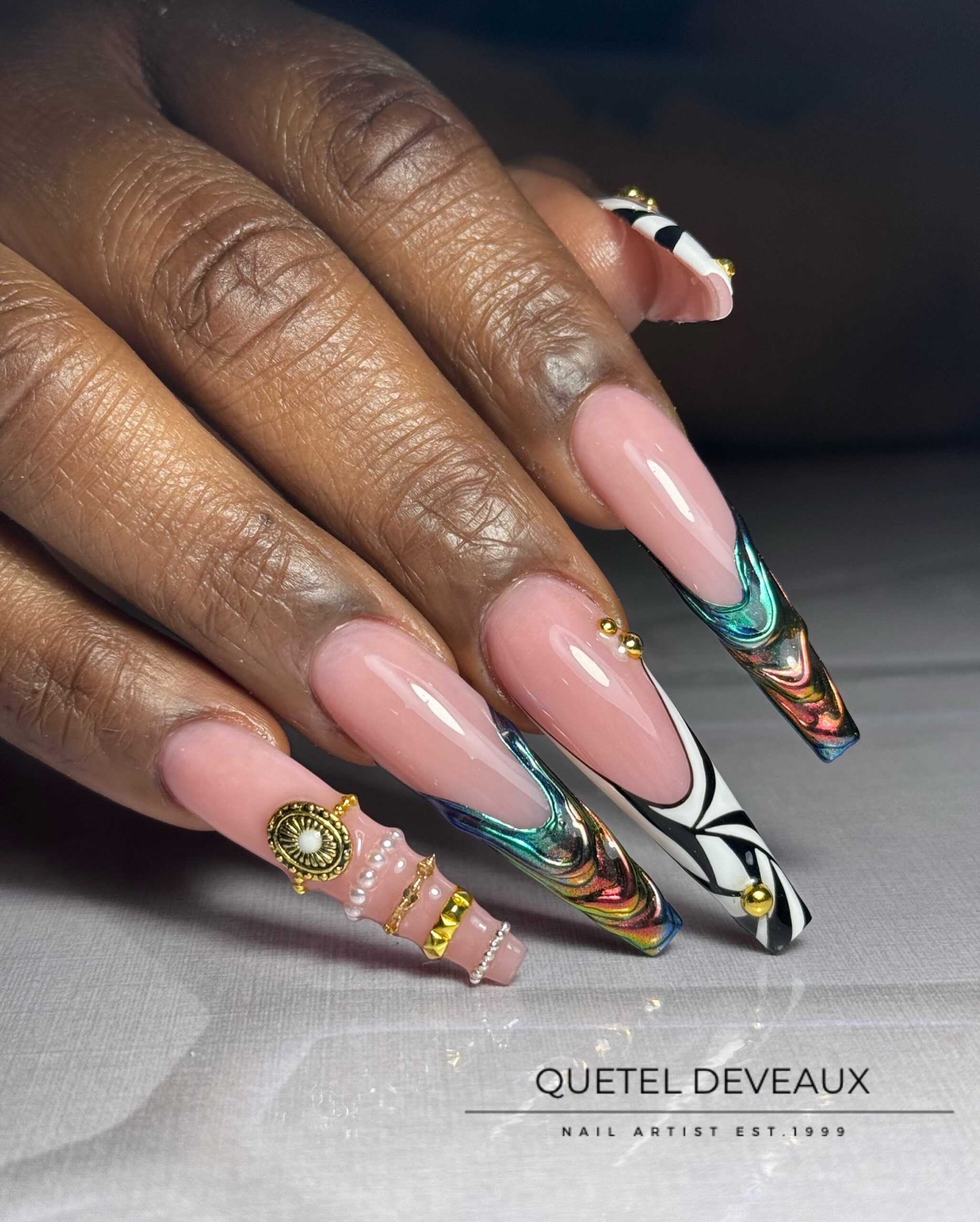 ConVo Chrome Gel Available in Milky White✨Jelly Black✨Black✨Clear - Image 3