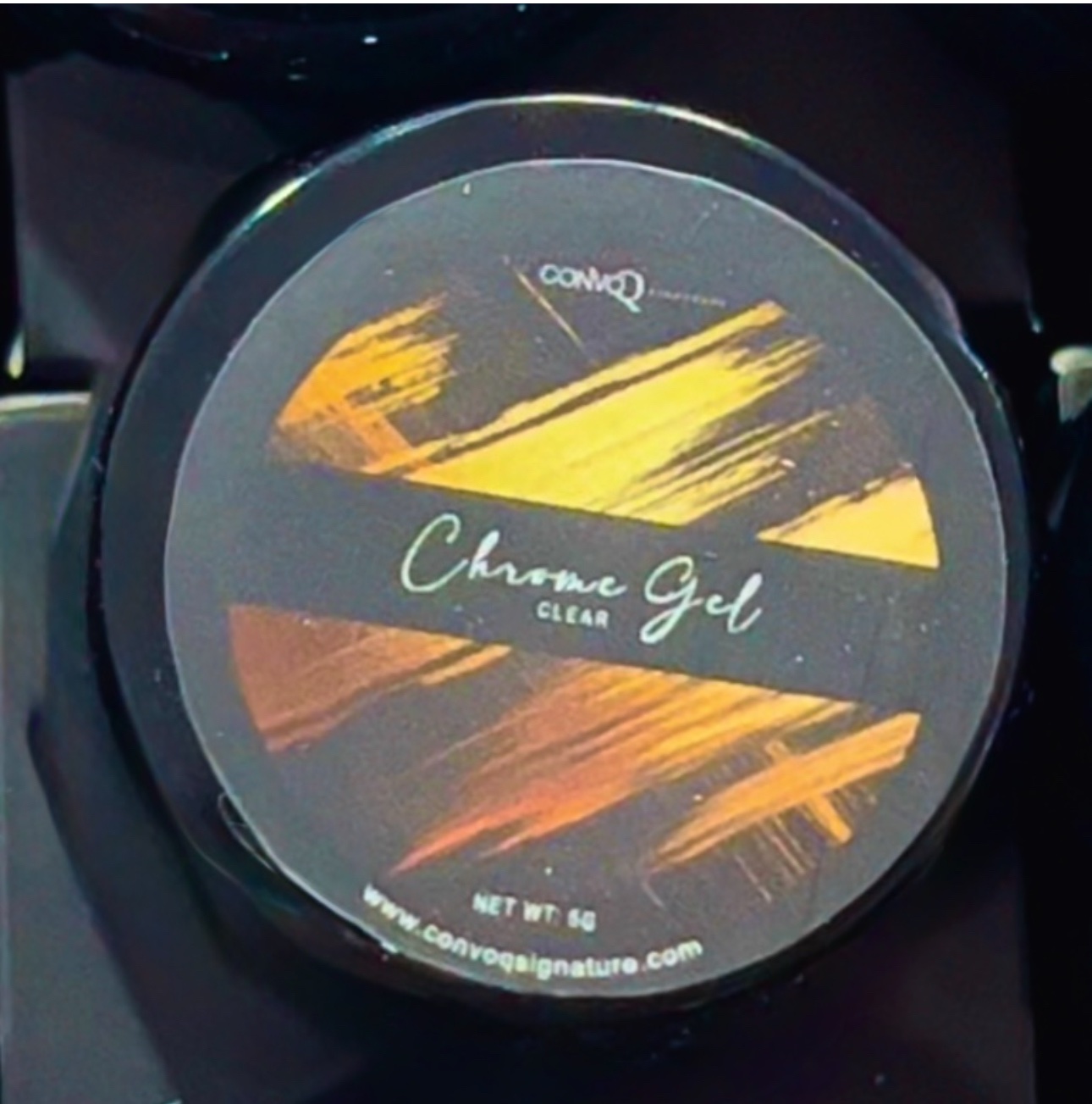 ConVo Chrome Gel Available in Milky White✨Jelly Black✨Black✨Clear